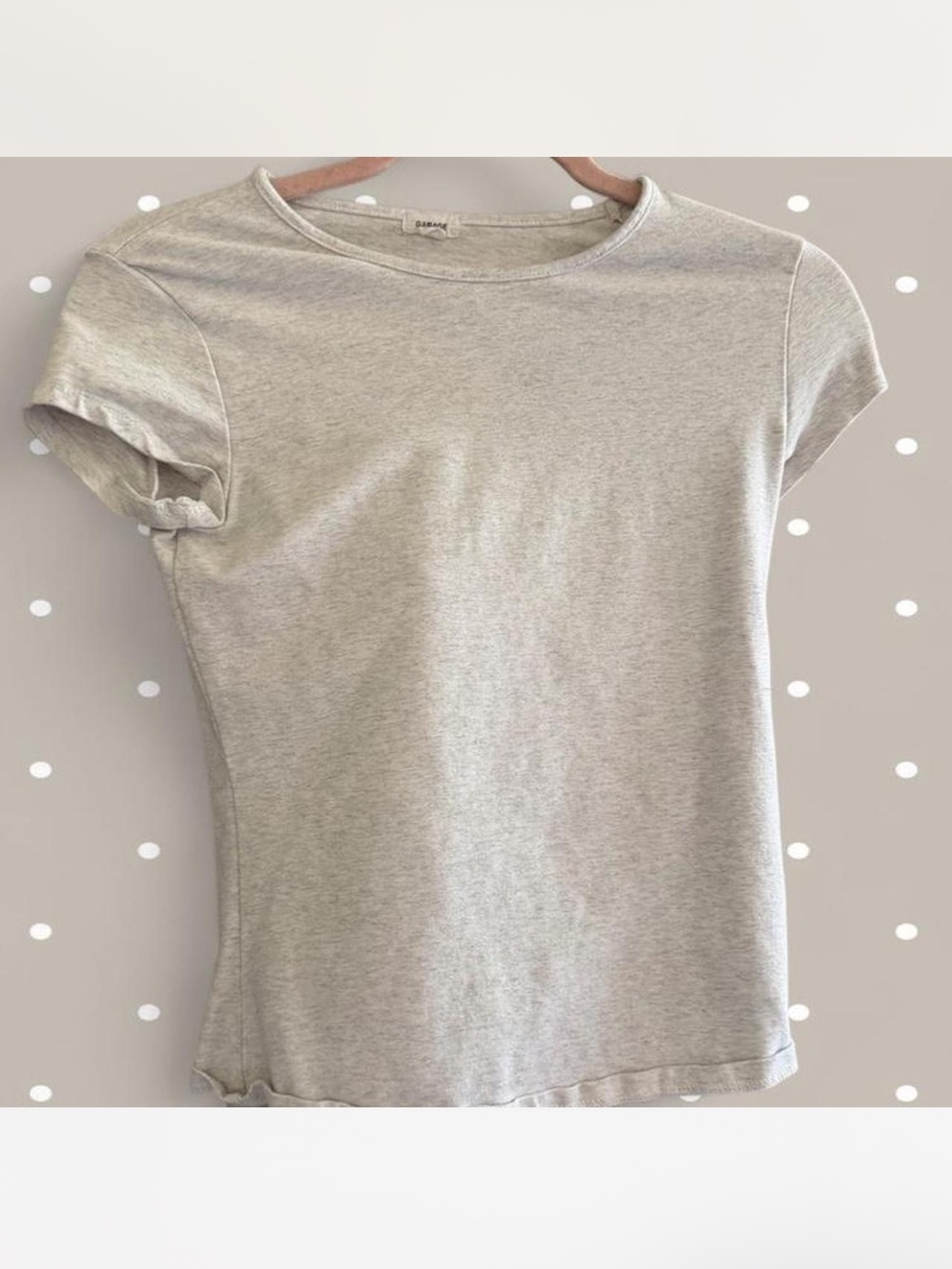 Garage Girls' Short Sleeve Crewneck Tee - Light Gray